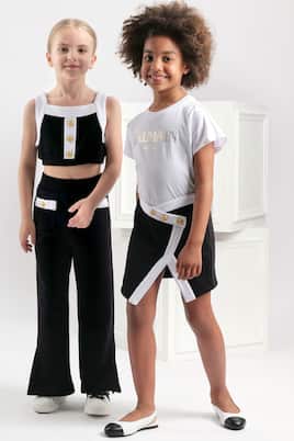 Kleid aus Baumwoll-Jersey | Balmain Kids