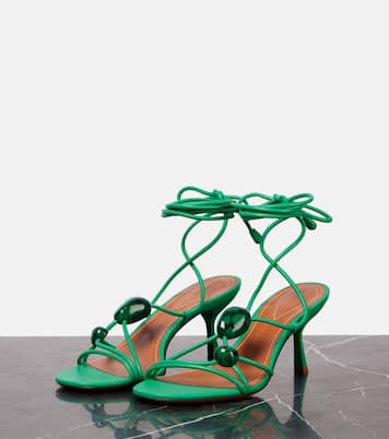 Verzierte Sandalen Gleam 65 aus Leder | Zimmermann
