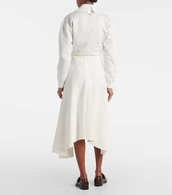 Gonna midi in misto cotone | Plan C