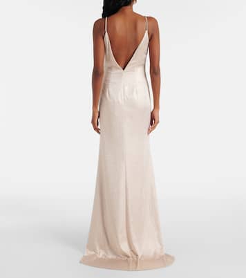 Embellished satin gown | Roland Mouret