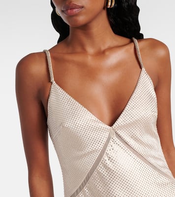 Embellished satin gown | Roland Mouret