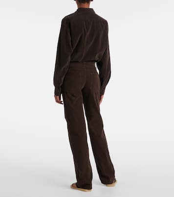 Gerade Hose Carlyl aus Baumwoll-Cord | The Row