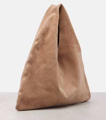 Bindle Small suede tote bag | The Row