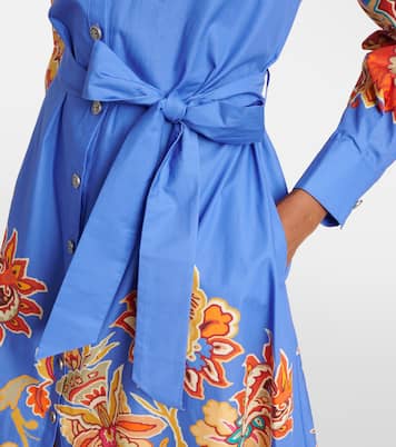 Vestido largo de algodón con cinturón | Etro