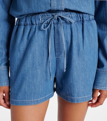 Horsebit denim shorts | Gucci