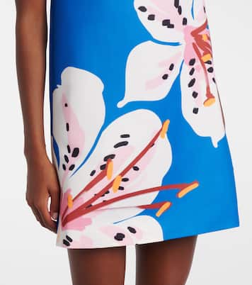 Yvonne floral satin minidress | Leo Lin