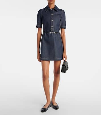 Ballerine in denim GG | Gucci