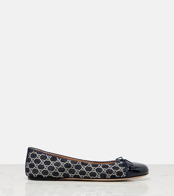 Ballerine in denim GG | Gucci