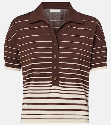 Polo Sable in misto cotone a righe | Faithfull