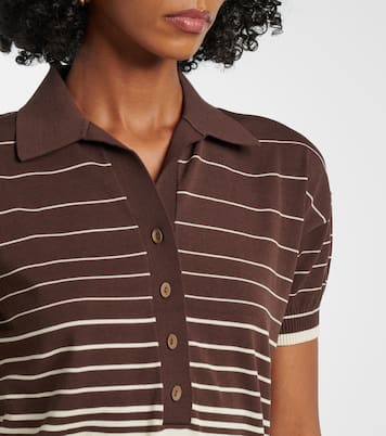 Polo Sable in misto cotone a righe | Faithfull