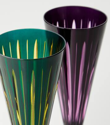 Prism set of 4 champagne flutes | L'Objet
