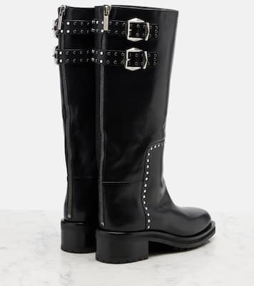 Brooklyn leather biker boots | Jimmy Choo
