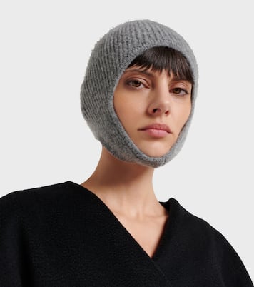 Ribbed-knit alpaca and wool-blend hood | Jacquemus