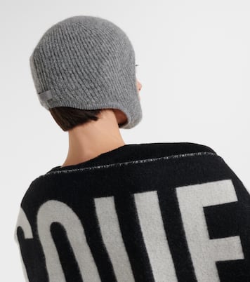 Ribbed-knit alpaca and wool-blend hood | Jacquemus