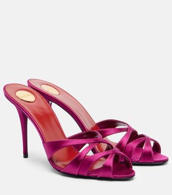 Sandalen Chandelle 95 aus Satin | Saint Laurent