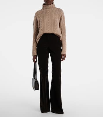 Cable-knit wool and cashmere sweater | 'S Max Mara