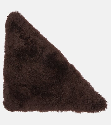 Shearling and wool scarf | Yves Salomon