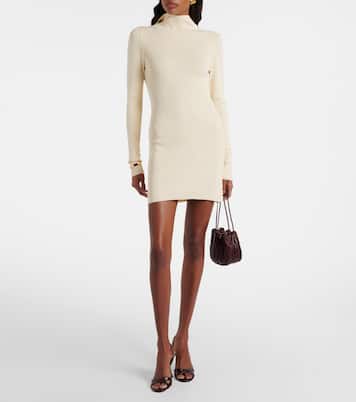 Elowen open-back silk-blend minidress | Aya Muse