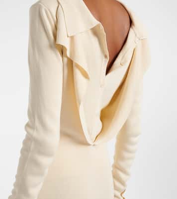 Elowen open-back silk-blend minidress | Aya Muse