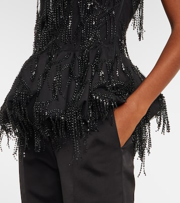 Albertina sequined strapless top  | Rotate