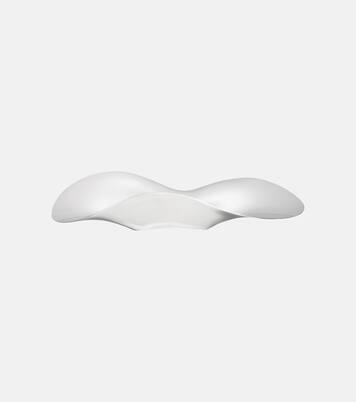 Indulgence stainless silver decorative tray by Helle Damkjær | Georg Jensen
