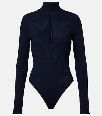 Butte ribbed-knit wool ski bodysuit | Cordova