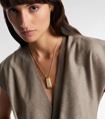 Isla 18kt gold pendant necklace | Pamela Zamore