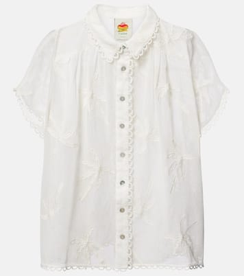 Embroidered cotton shirt | Farm Rio