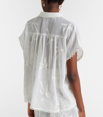 Embroidered cotton shirt | Farm Rio