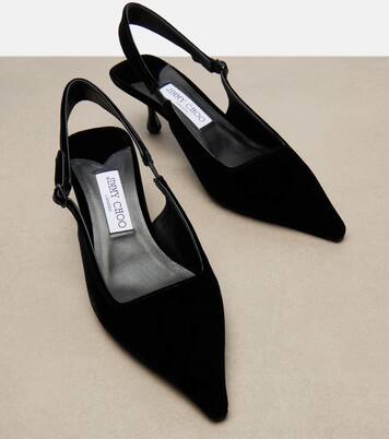 Amel velvet slingback pumps | Jimmy Choo