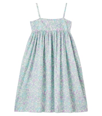 Passion floral smocked cotton dress | Bonpoint