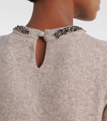 Verziertes Top Briana aus einem Wollgemisch | Velvet