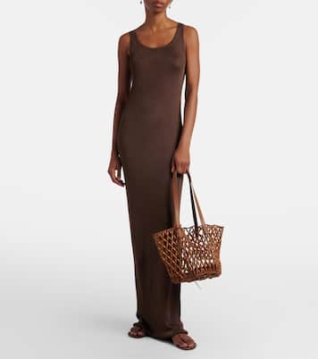 Panier Small wooden basket bag | Saint Laurent