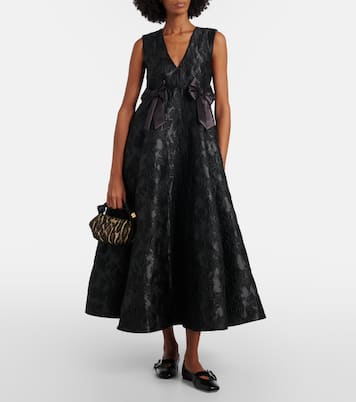 Bou Mini leopard-print cloqué top-handle bag | Ganni