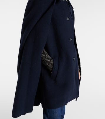 Cape aus Woll-Bouclé | Toteme