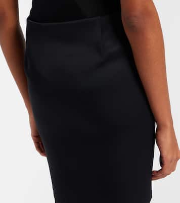 Sybil layered midi skirt | Khaite