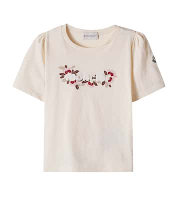 Logo cotton jersey T-shirt | Moncler Enfant