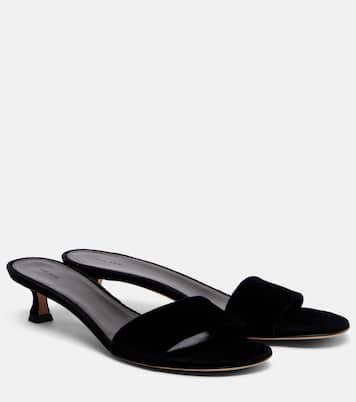 Combo leather slides | The Row