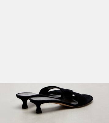 Combo leather slides | The Row