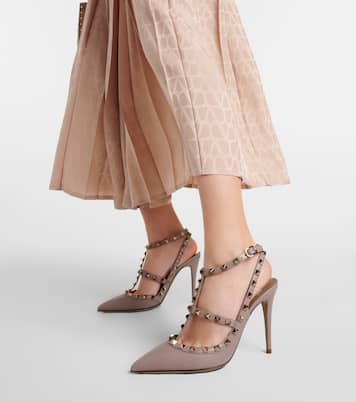 Pumps Rockstud 105 aus Leder | Valentino Garavani