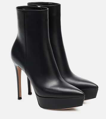 Stivaletti Dasha 120 in pelle con platform | Gianvito Rossi