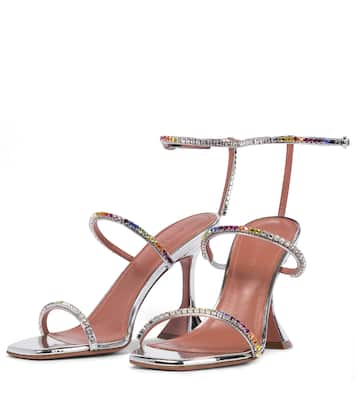 Gilda embellished leather sandals | Amina Muaddi