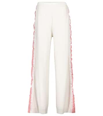 Monogram virgin wool sweatpants | Stella McCartney