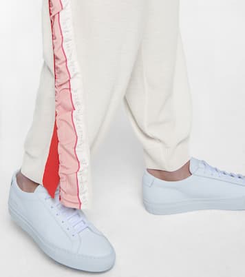 Monogram virgin wool sweatpants | Stella McCartney