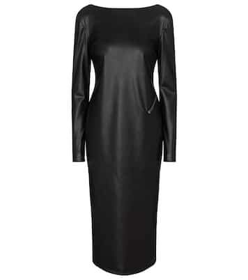 Robe midi en cuir synthétique | Tom Ford