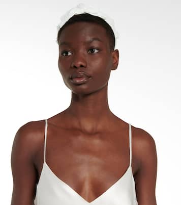 Bridal embellished headband | Erdem
