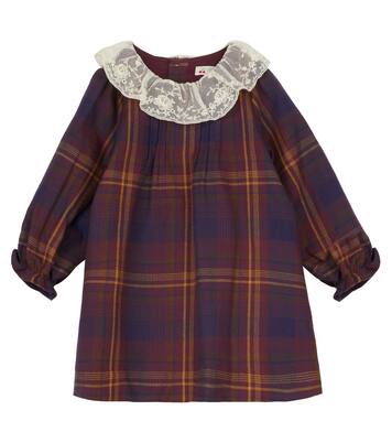 Bebé - vestido Magnolia de algodón a cuadros | Bonpoint
