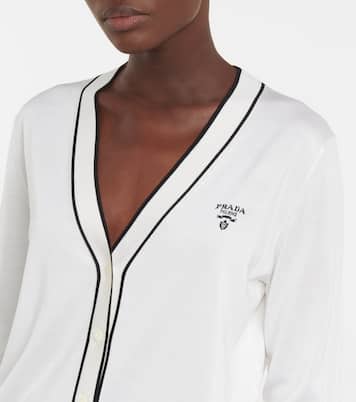 Cardigan aus Seide | Prada