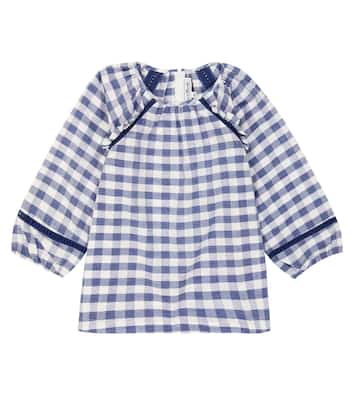 Karierte Bluse aus Baumwolle | Tartine et Chocolat