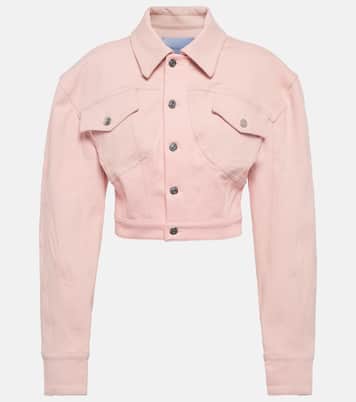 Cropped-Jeansjacke | Mugler